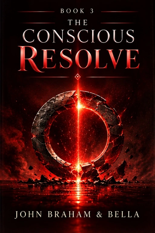 The Conscious Resolve red circular symbolism cover